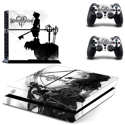 Kingdom Hearts skin sticker for playstation 4 console and two controllers