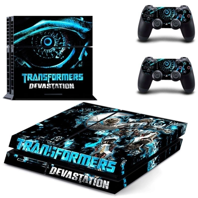 Transformers Devastation skin sticker for playstation 4 console and two controllers