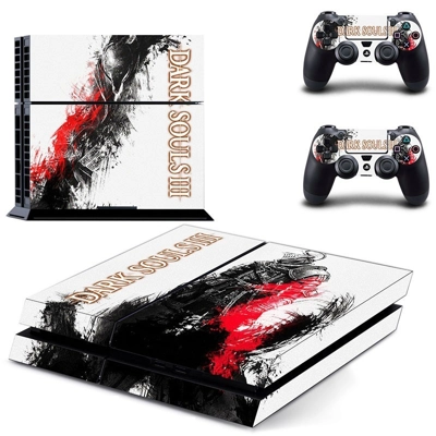 Dark Souls 3 skin sticker for playstation 4 console and two controllers