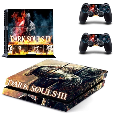 Dark Souls 3 skin sticker for playstation 4 console and two controllers
