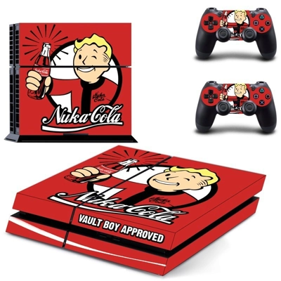 Vault Boy nuka-cola skin sticker for playstation 4 console.. Vault Boy nuka-cola skin sticker for playstation 4 console..