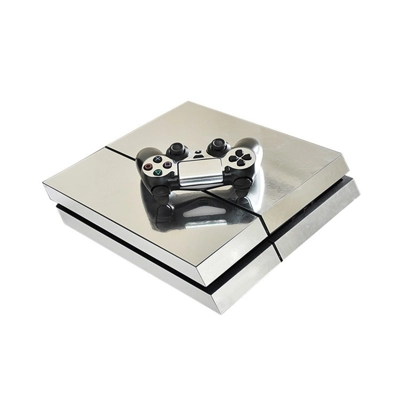 White Color skin sticker for playstation 4 console and two controllers