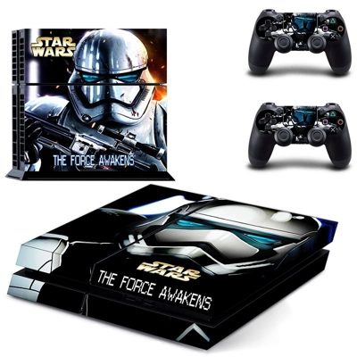 Star Wars the force awakens skin sticker for playstation 4.. Star Wars the force awakens skin sticker for playstation 4..