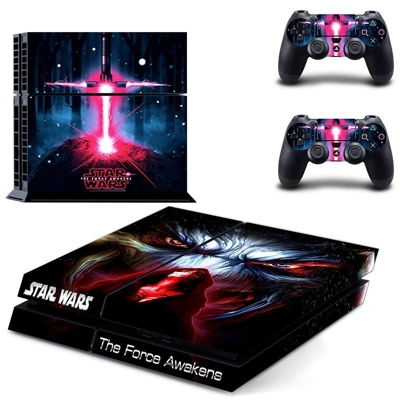 Star Wars the force awakens skin sticker for playstation 4.. Star Wars the force awakens skin sticker for playstation 4..