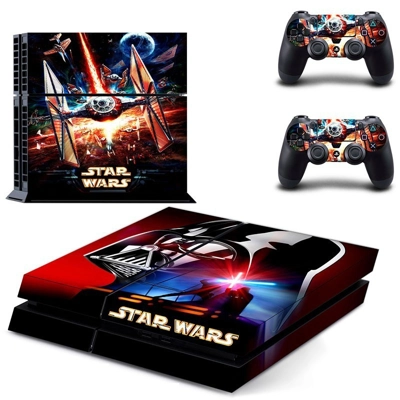 Star Wars skin sticker for playstation 4 console and two c.. Star Wars skin sticker for playstation 4 console and two c..