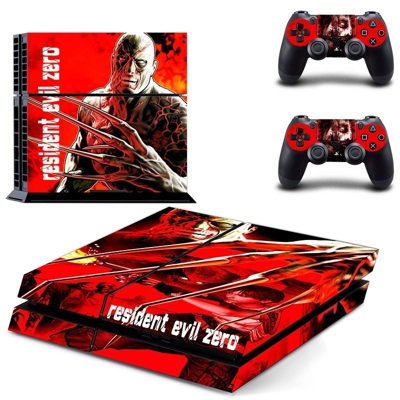 Resident Evil Zero skin sticker for playstation 4 console ..