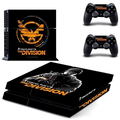 Tom clancy's the division skin sticker for playstation 4 console and two controllers