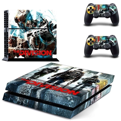 Tom Clancy's the division skin sticker for playstation 4 console and two controllers
