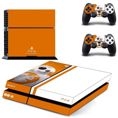 Star Wars BB 8 skin sticker for playstation 4 console and .. Star Wars BB 8 skin sticker for playstation 4 console and ..