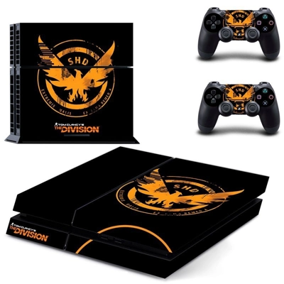 Tom Clancy's the division skin sticker for playstation 4 console and two controllers