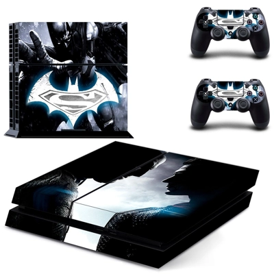 Batman vs Superman dawn skin sticker for playstation 4 console and two controllers