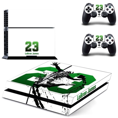 LeBron James skin sticker for playstation 4 console and two controllers