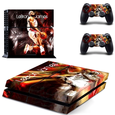 LeBron James skin sticker for playstation 4 console and two controllers