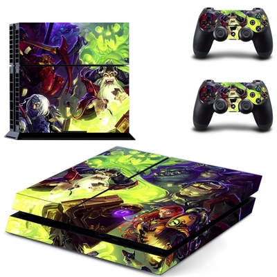 Naxxramas Hearthstone skin sticker for playstation 4 console and two controllers