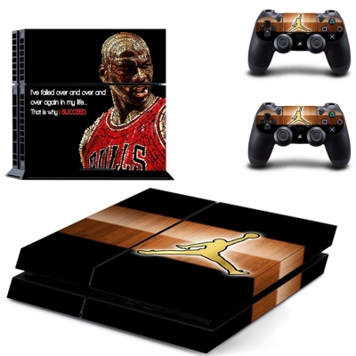 LeBron James skin sticker for playstation 4 console and two controllers