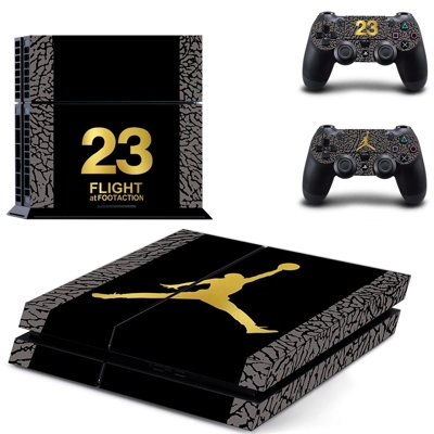 Flight at Footactionn skin sticker for playstation 4 console and two controllers
