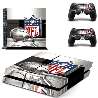 National Football League skin sticker for playstation 4 console and two controllers
