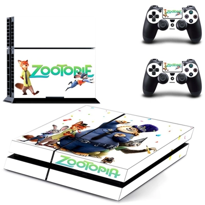 Zootopia skin sticker for playstation 4 console and two co.. Zootopia skin sticker for playstation 4 console and two co..