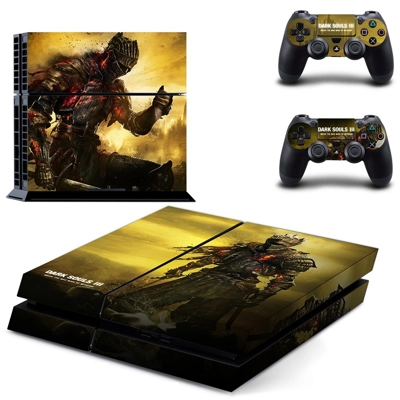 Dark Souls 3 skin sticker for playstation 4 console and tw.. Dark Souls 3 skin sticker for playstation 4 console and tw..