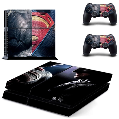 Batman V Superman skin sticker for playstation 4 console and two controllers