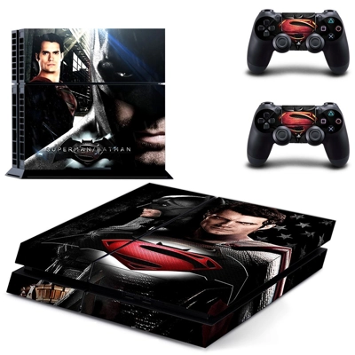 Batman V Superman skin sticker for playstation 4 console a.. Batman V Superman skin sticker for playstation 4 console a..