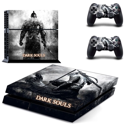 Dark Souls skin sticker for playstation 4 console and two ..