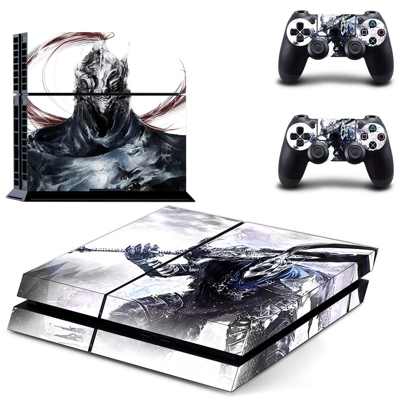 Dark Souls skin sticker for playstation 4 console and two ..