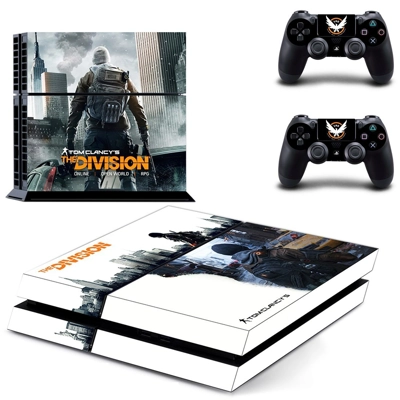 Tom clancy the division skin sticker for playstation 4 console and two controllers