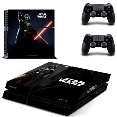 Star Wars skin sticker for playstation 4 console and two c.. Star Wars skin sticker for playstation 4 console and two c..