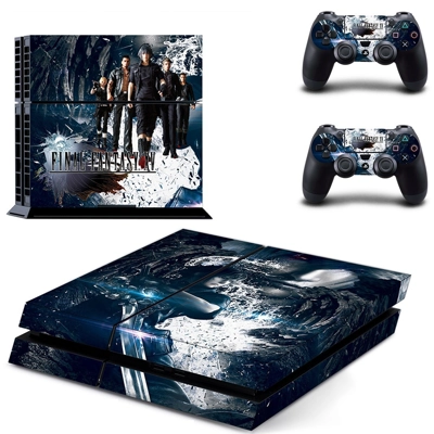 Final Fantasy 15 skin sticker for playstation 4 console and two controllers