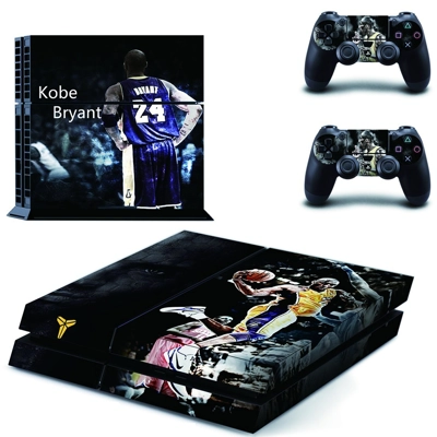 Kobe Bryant skin sticker for playstation 4 console and two controllers