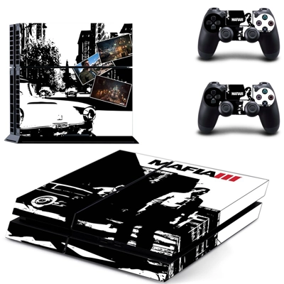 Mafia 3 skin sticker for playstation 4 console and two co.. Mafia 3 skin sticker for playstation 4 console and two co..