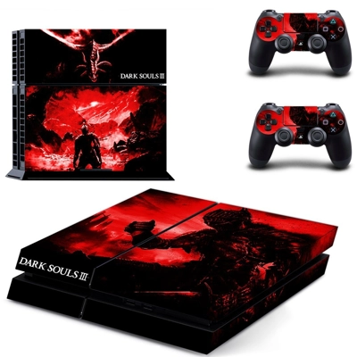 Dark Souls 3 skin sticker for playstation 4 console and two controllers
