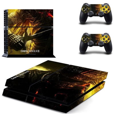 Dark Souls 3 skin sticker for playstation 4 console and tw.. Dark Souls 3 skin sticker for playstation 4 console and tw..
