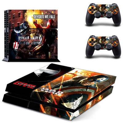 Civil War Captain America skin sticker for playstation 4 c.. Civil War Captain America skin sticker for playstation 4 c..
