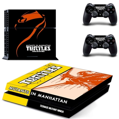 Mutans in Manhattan Turtles skin sticker for playstation 4..