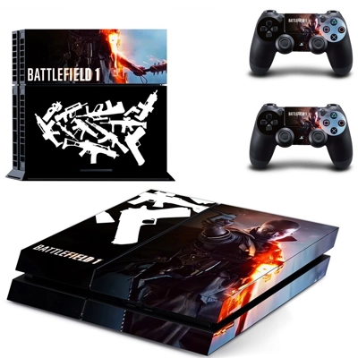 Battlefield 1 skin sticker for playstation 4 console and two controllers