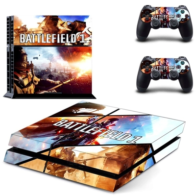 Battlefield 1 skin sticker for playstation 4 console and two controllers