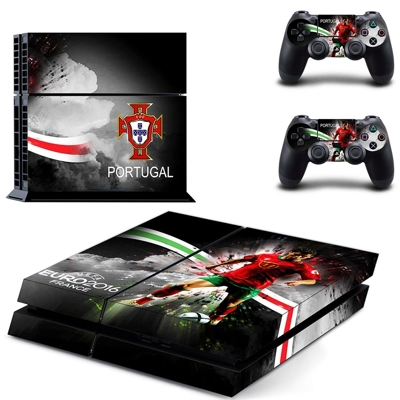 UEFA Euro2016 Portugal skin sticker for playstation 4 console and two controllers
