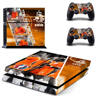 KNVB The Netherlands skin sticker for playstation 4 console and two controllers