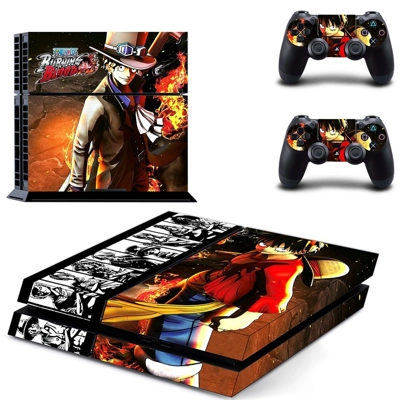 One Piece Burning Blood skin sticker for playstation 4 con.. One Piece Burning Blood skin sticker for playstation 4 con..