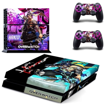 OverWatch Hanzo skin sticker for playstation 4 console and..