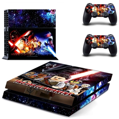 Stars wars the force awakens skin sticker for playstation 4 console and two controllers
