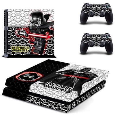 Stars wars the force awakens skin sticker for playstation 4 console and two controllers