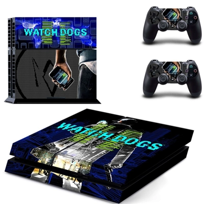 Watch dogs 2 skin sticker for playstation 4 console and tw.. Watch dogs 2 skin sticker for playstation 4 console and tw..