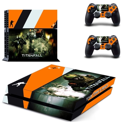 Titanfall skin sticker for playstation 4 console and two c..