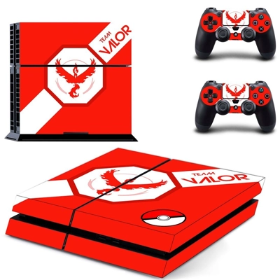 Team valor skin sticker for playstation 4 console and two ..