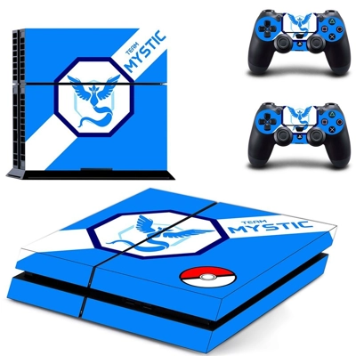 Team mystic skin sticker for playstation 4 console and two controllers