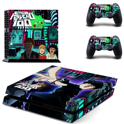 Mob psycho 100 skin sticker for playstation 4 console and ..