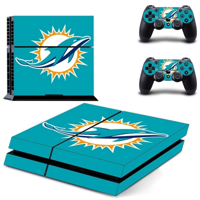 Dolphins miami skin sticker for playstation 4 console and ..